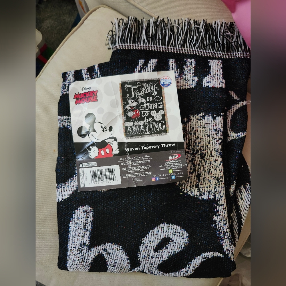 Mickey Mouse Woven Blanket tapestry